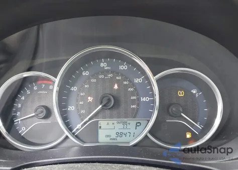 2016 Toyota Corolla Le из США, поврежденный, VIN 5YFBURHE4GP554692